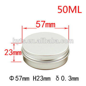 50ml china natural aluminium tin